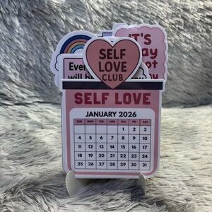 Self Love Mental Health Awareness Mini Desk Calendar